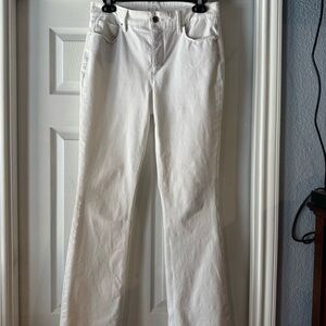 The Boot/ WHBM white Jeans